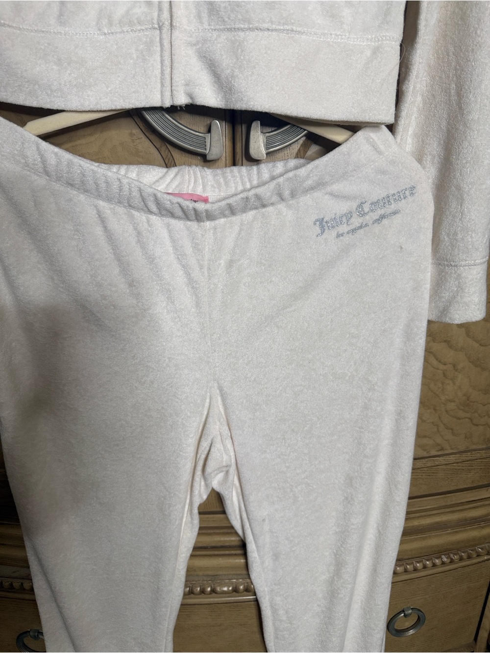 Juicy Couture🔥 Iconic Terry Oyster Bling Hoodie Tracksuit Set - Picture 6 of 10